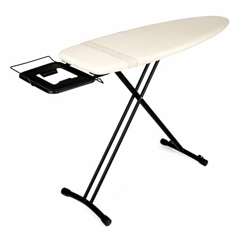 Tabla de Planchar StarBigVIP Premium Profesional Grande (130x47 cm) – Plegable y Robusta, Altura Ajustable con Ruedas, Superficie XXL Ancha, Estable, para Centros de Planchado – Fabricada en Europa - imagen 4