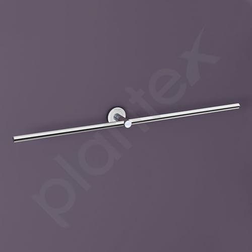 Image of Plantex Stainless Steel Bathroom Towel Bar /Dual Towel Rod /Towel Hanger for Wash Basin /Bathroom Accessories (24-inch) Chrome