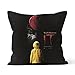 Federa per cuscino 2017 Horror Film Stephen King,federe per cuscino decorativo per la camera da letto, dimensioni 40 x 40 cm