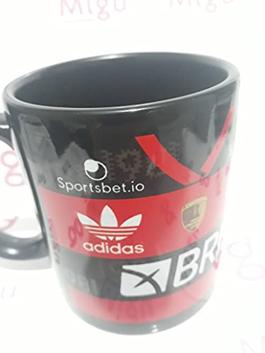 Caneca do Flamengo 100% Preta Personalizada