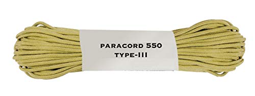 Image of 50ft 550 Cord Paracord Parachute Survival Cord (Brown)