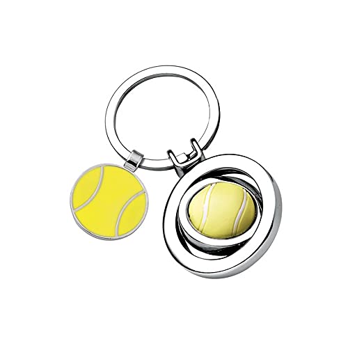 Amikado Porte-clés Balle de Tennis personnalisé par Gravure à Votre prénom Cover