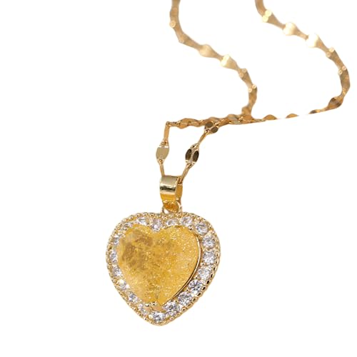 Collier Coeur Réunion Argent Anti-Allergique Strass Brillant Sans Nickel
