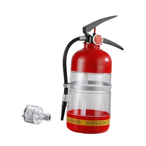 DeeRace 消火器型ドリンクサーバー ビールディスペンサー ドリンクディスペンサー ジャグ 飲料ディスペンサー ウォーターピッチャー ウォーターサーバー ワインドリンクディスペンサー 梅酒 果実酒 パーティー バー おうちカフェ, 1.5L フィルター