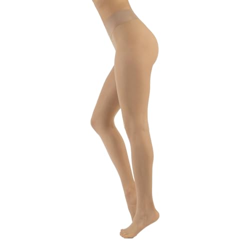Image of CALZITALY Seamless Sheer Tights, Comfortable Waistband, 15 Denier Pantyhose Multi Colors Made in Italy
