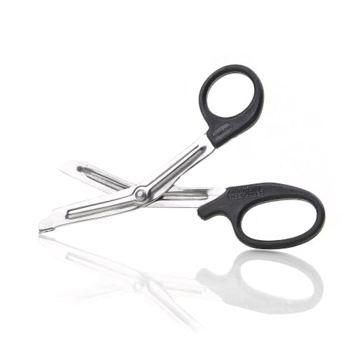 Image of Howies Hockey Tape Scissors - 6 inch Heavy-Duty Stainless Steel Scissors for Hockey Tape, Athletic Training, Medical Use Black (Black)