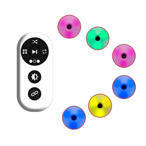 Agility Training Lights, Portable Sports Fitness Lights Trainer, Improve Speed, Agility and Reaction Time Training Kit(6)