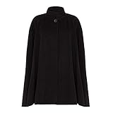 Lona Scott Wool & Cashmere Cape, Black