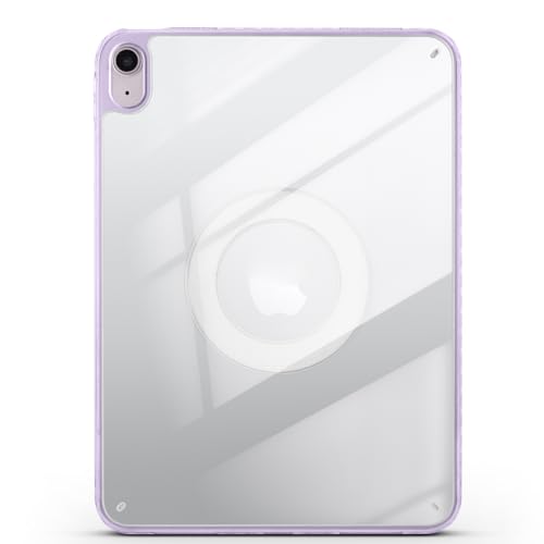 Coque iPad 11 2025 pour le télétravail avec dos transparent et rabat amovible pratique