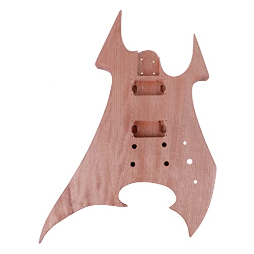 Leo Jaymz Diy Electric Guitar Kits With Mahogany Body And Maple Neck - Composite Ebony Fingerboard And All Components Included (Bc) #TOP1