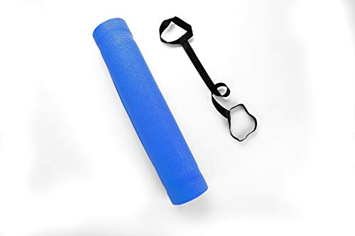 Mind Reader Yogapvc-Pur All Purpose Extra Thick Yoga Fitness & Exercise Mats With Carrying Strap, High Density Anti-Tear #TOP5