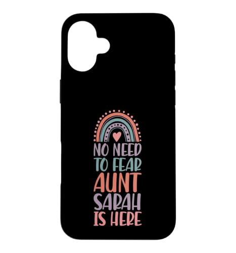 No Need to Fear Aunt Sarah Is Here �t�@�[�X�g�l�[�� ���C���{�[ Auntie �X�}�z�P�[�X iPhone 16 Plus �p