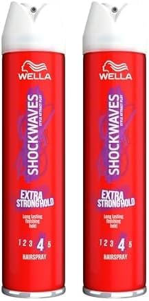 Wella Shockwaves Extra Strong Hold Control Hairspray, 250ml