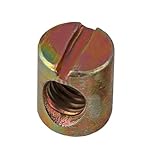 Tuercas cilíndricas, Tuercas cilíndricas ranuradas for muebles M6 y M8(10pcs,M8x17 B type Zinc)