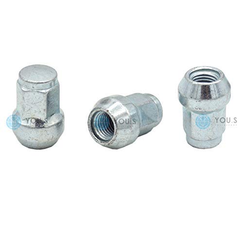 YOU.S Original RADMUTTERN - M12 x 1,5 mm 17mm Sechskant Kegelkopf Gewindel. 32mm (12 Stück)