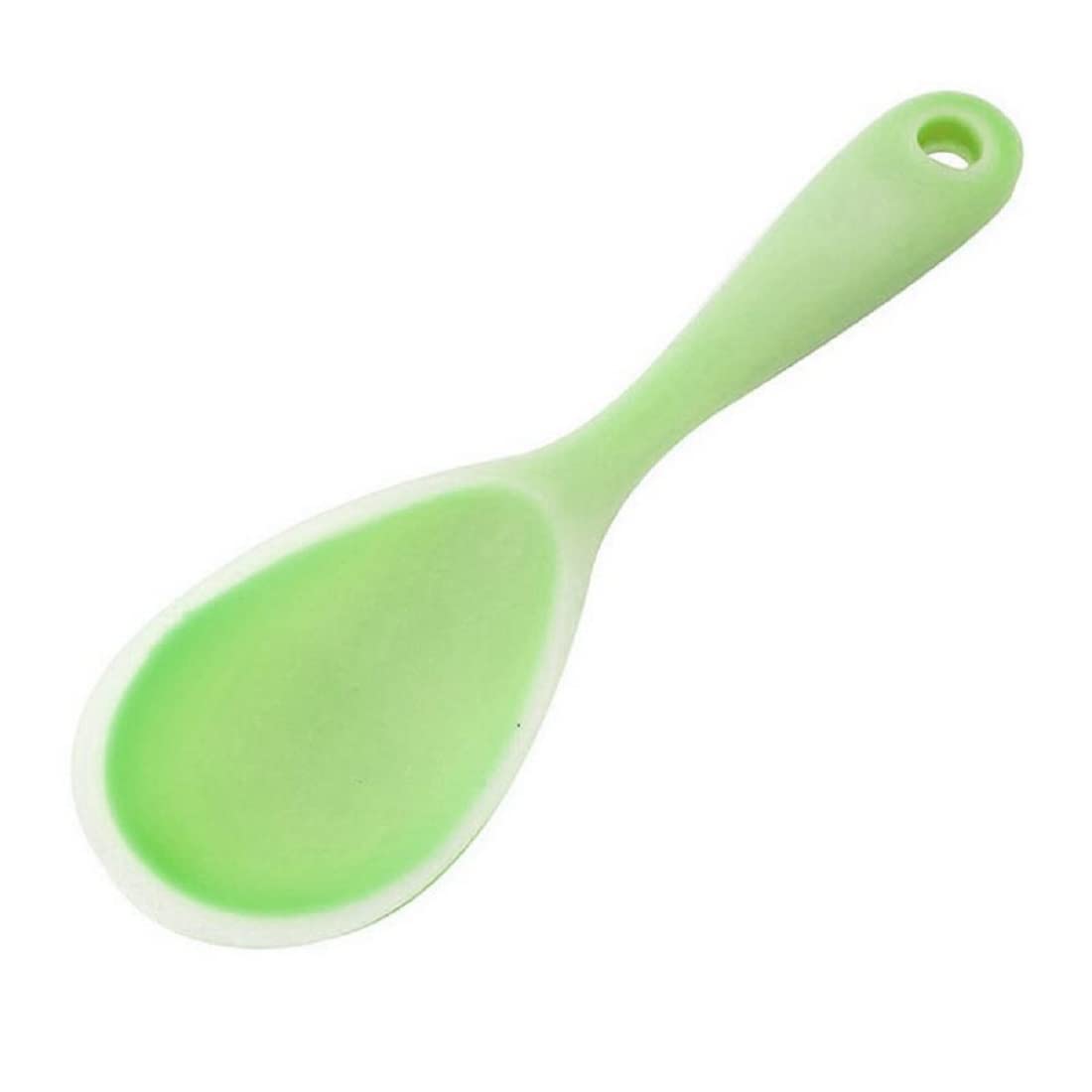 Ramkuwar Non Stick Heat Resistant Kitchen Gadge Rice Spoon Rice Scooper Rice Spatula Rice Spoon Paddle Rice Cooker Spoon Works for Rice Mashed Potato Or More Green