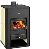 Prity S3 W17 - Caldera de leña (17 kW, revestimiento de agua, calefacción central, certificado CE, estufa de leña de alto rendimiento)