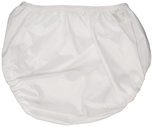Dappi Waterproof 100% Nylon Diaper Pants, White, X-Large Fits 32-35 pounds (2 Count) - Thumbnail 3