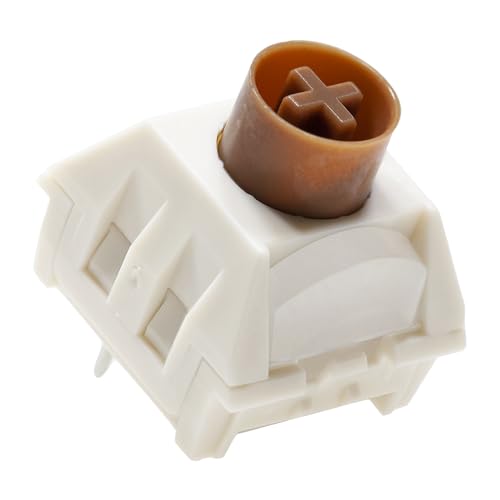 KPREPUBLIC Kailh Box Ice Cream Brown Switch Pre Advanced Tactile 5pin RGB SMD 37g mx Switch for Mechanical Keyboard 50M All POM (Kailh Ice Cream Brown Switch x110)
