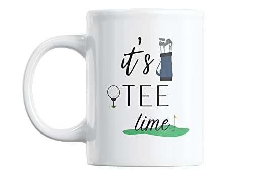 NA Its Tee Time/Funny Golfers Mug/Coffee Mug/Playing Golf Mug
