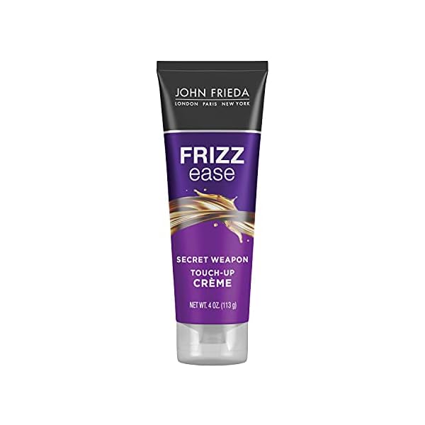 John Frieda Frizz Ease Secret Weapon Anti-Frizz Styling Cream, Frizz Control Touch-Up Crème with Avocado Oil, Helps to Calm and Smooth Frizz-prone Hair, 4 Ounce