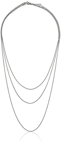 Sterling Silver Italian Rope Chain Necklace Set 18", 20", 24" #TOP1