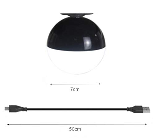 Miroir LED lumière avant à ventouse pour un maquillage sans ombre - 3
