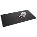 Artistic 17" x 24" Rhinolin II Ultra-Smooth Writing Pad Desk Mat with Exclusive Microban Antimicrobial Protection, Black