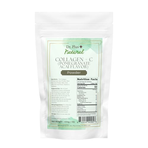 �R���[�Q�� + C�i�U�N�� & �A�T�C�[�����j Collagen + C (Pomegranate Acai Flavor) �u�X�[�p�[�t�[�h,���Y��,�O���e���t���[] 454g (1)