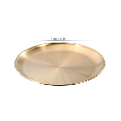 14cm Stainless Steel Plates - Image 2