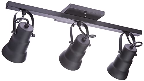 Spot Trilho/3 Emalustres Preto