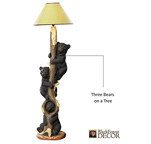 Black Forest Décor Three Bears In A Tree Floor Lamp - Rustic Living Room Or Home Décor #TOP3
