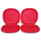 Tupperware Set of 4 Microwave Luncheon Plates 9.5