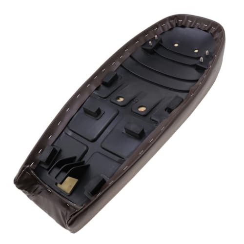 Asiento retro marrón de moto universal para mayor comodidad 2