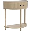 Amazon.com: Stead Fluted Half Moon Console Table - Small Entry Desk ...