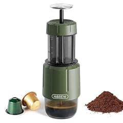 HIBREW H4D 2-in-1 Portable Hand-Pump Coffee Machine Built-in Cup