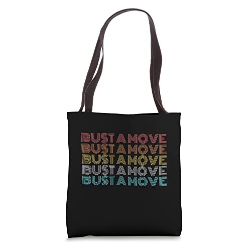 Retro Vintage Bust A Move Tote Bag