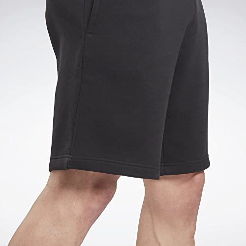 Short Reebok Te Vector Fleece Homme en Molleton Noir