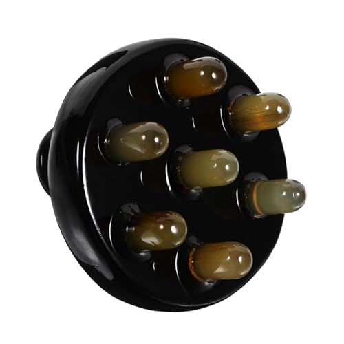 FOMIYES 1pc Massager Hair Comb for Men Ox Horn Massaging Comb Acupoint Treatment Comb Head Massage Tool Beard Shaping Comb Natural Comb Hair Comb Detangling Combs for Men Scalp Black Horns