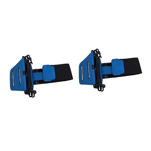 Brassard ajustable pour course à pied avec support de téléphone mobile rotatif extérieur