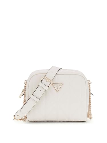 Sac camera crossbody GUESS Aldina blanc crème pour femme