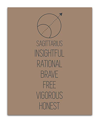 Insightful, Rational, Brave, Free, Vigorous, Honest-Sagittarius, Zodiac Horoscope Sign, Astrology