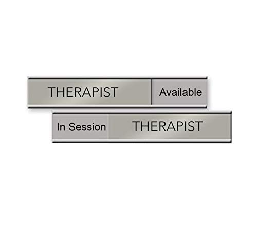 Écriteau thérapeute slider anti interruption disponible en session 15cm