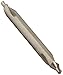 Cle-Line C20893 HSS Combined Drill and Countersink, Bright Finish, Plain Type, 2 Size, 12-Pack