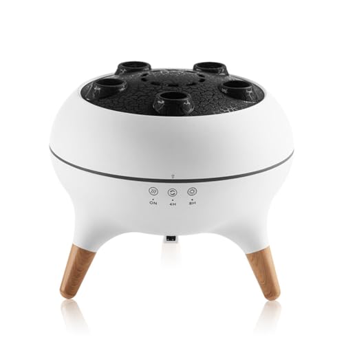 Diffusore di Essenziali 250 Ml con e Luce Notturna A Forma di Jellyfish e Vulcano Grande Volume di Spina EU.