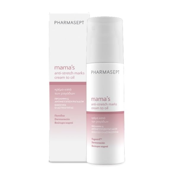 Crema antiestrías Pharmasept Mama's para prevenir marcas y mejorar la elasticidad