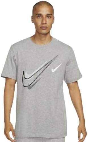 NIKE Mens T Shirt Court T Shirt Mens Swoosh Logo Tee Short Sleeve Classic T Shirt White DQ3944 100 New