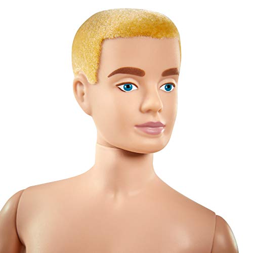 Barbie GTJ89 - Barbie Signature Ken 60th Anniversary, Neuauflage der Originalpuppe (ca. 30 cm groß) mit Silkstone-Körper und Armband, für erwachsene Sammler – Bild 3