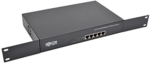 Tripp Lite 5-Port Gigabit Ethernet Switch Rackmount with PoE Metal 1U 10/100/1000Mbps (NG5POE)