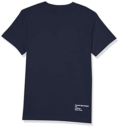 Lacoste Boy's Short Sleeve Regular Fit Crew Neck Tee Shirt, Navy Blue, 14 Years #TOP1